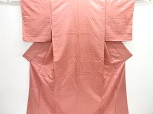 未使用品　亀甲模様小紋着物
